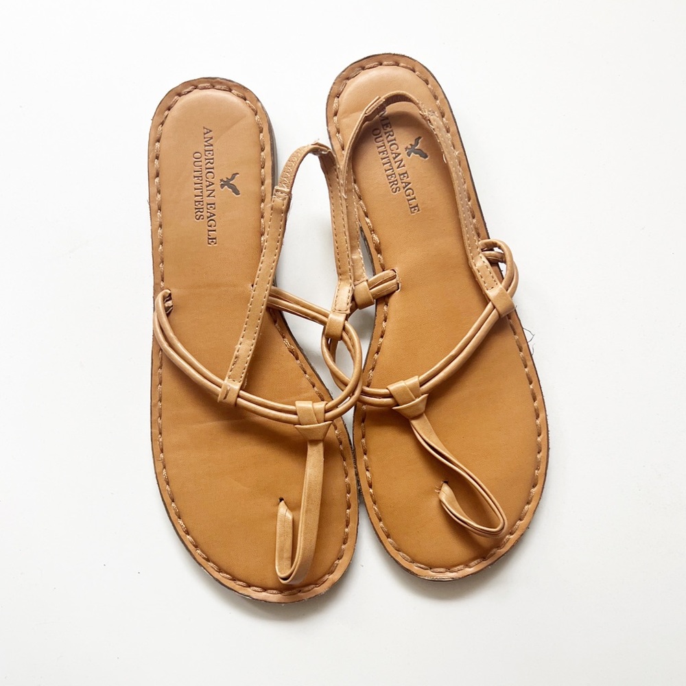 Tan AE Sandals - Picture 6 of 6